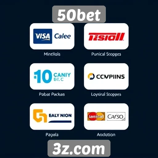 Métodos de pagamento disponíveis na 50bet